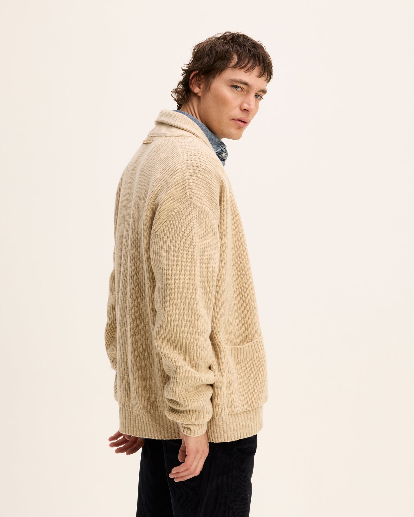 Kardigan Wool knitted vest