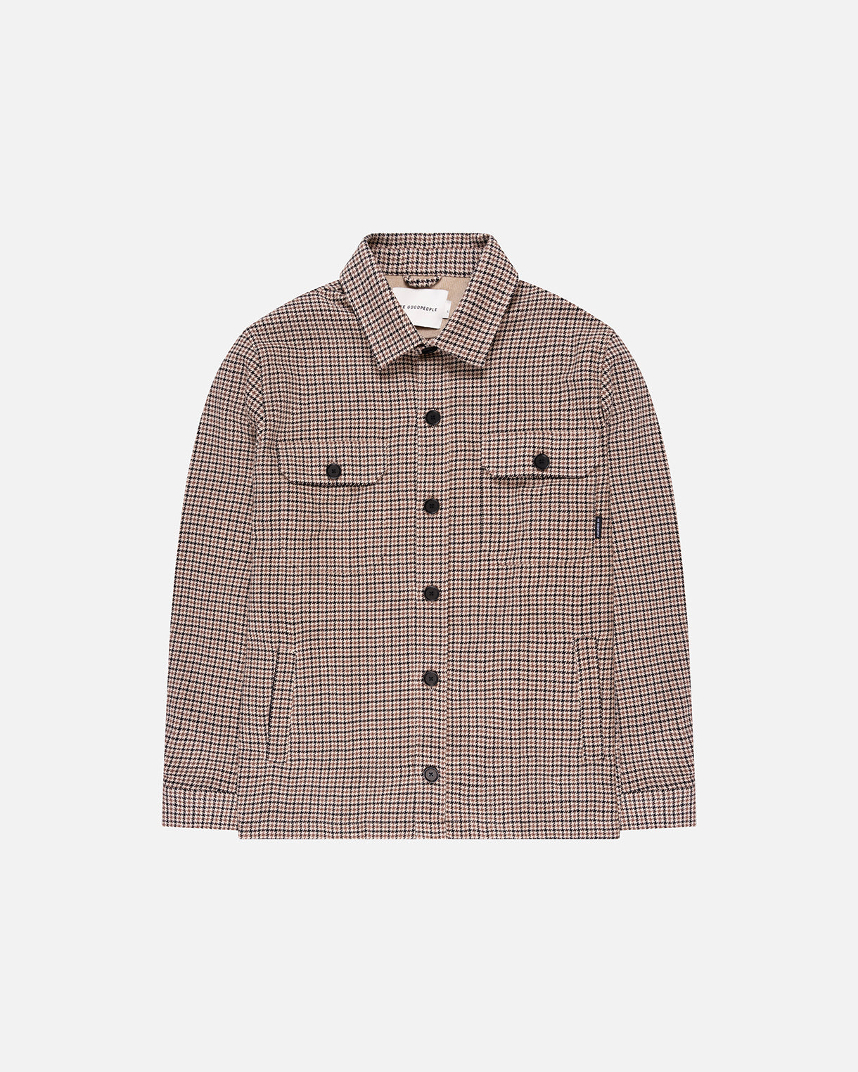 Sergio Wool Blend Check Jacket