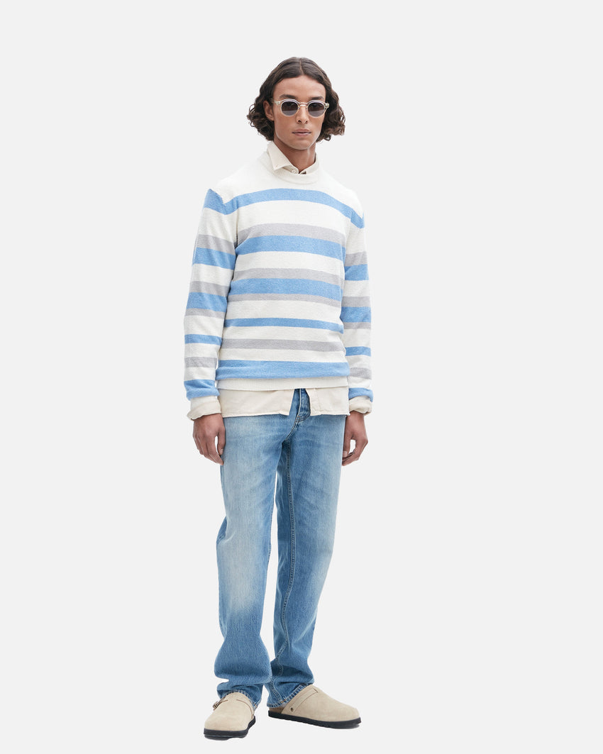 Striped Boucle Knit