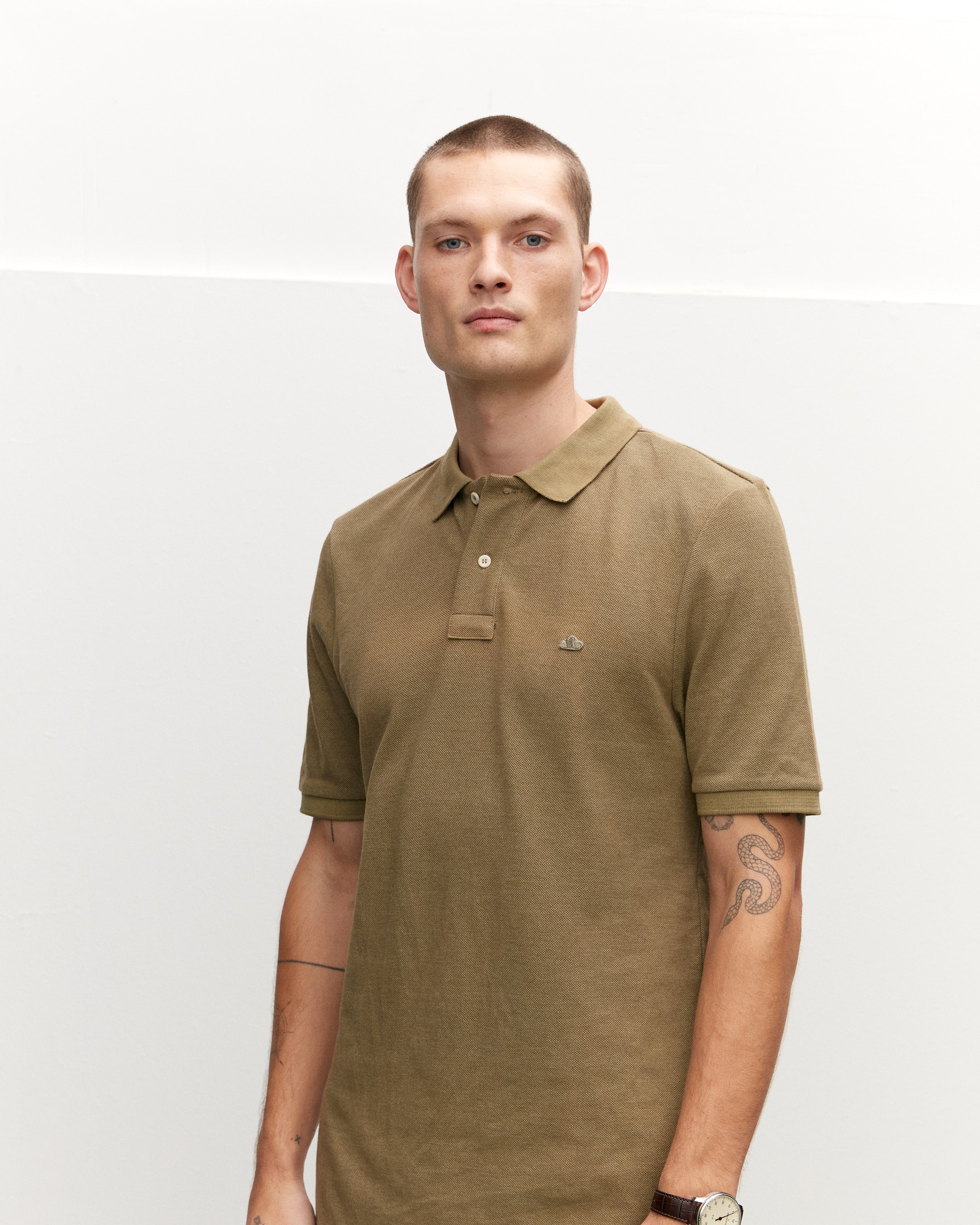 Polo With Cloud Patch