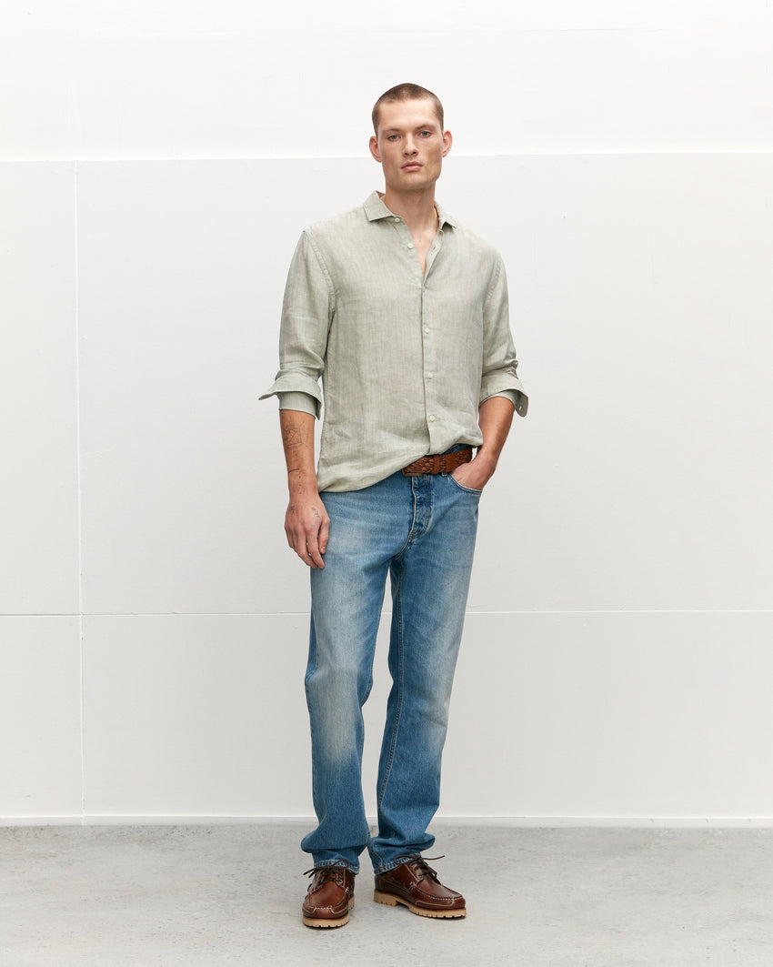 Linen Garment Dye Shirt