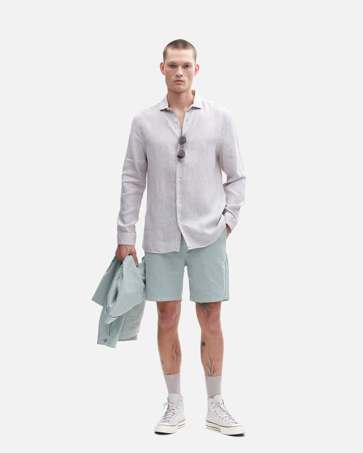 Soho Linen Garment Dye Shirt