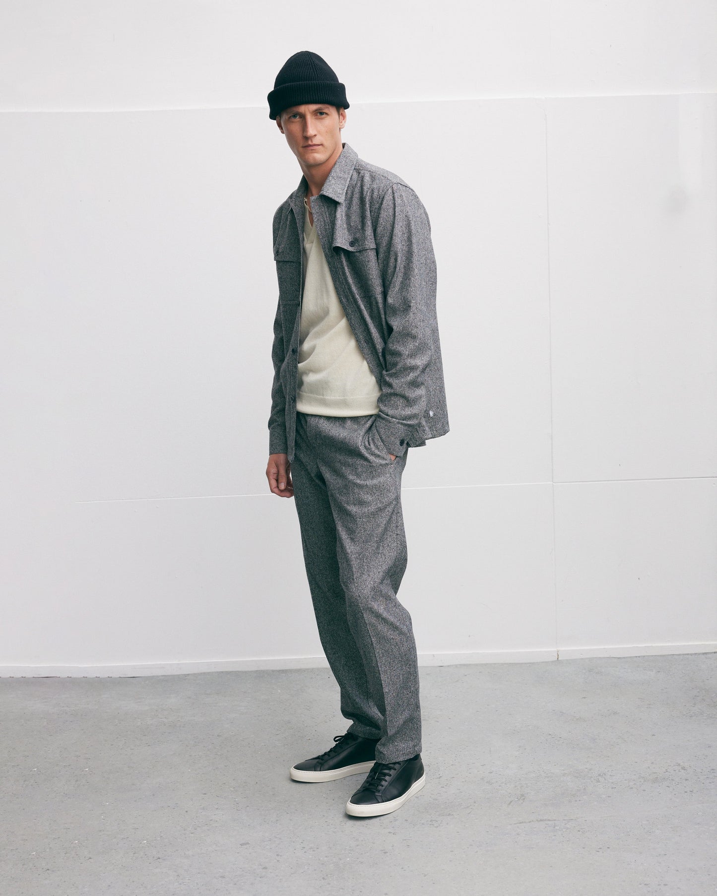 Wool Blend Overshirt