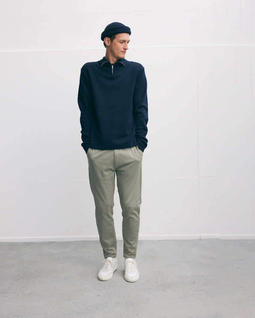 Technical Zipper Knit
