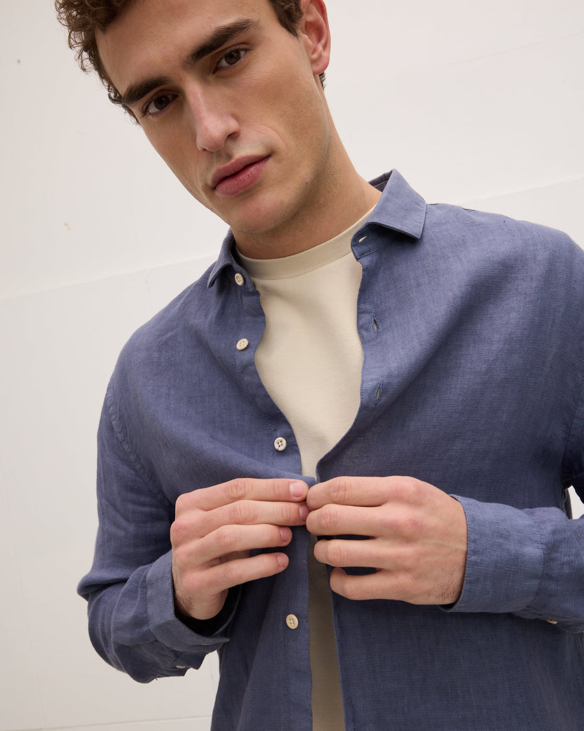 Linen Garment Dye Shirt