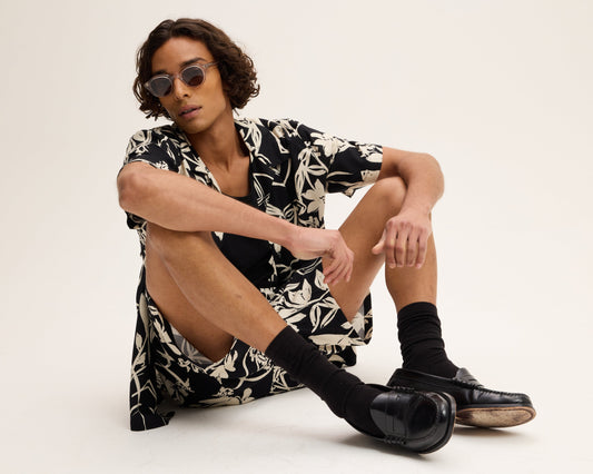 Short Sleeved Loose-fit Shirt