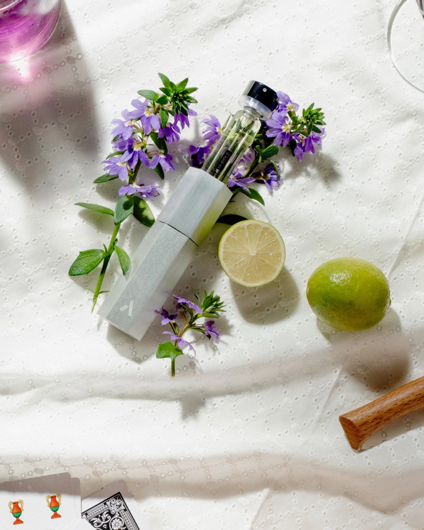 Ascent - Silver Case & Parfum Refill | Purple