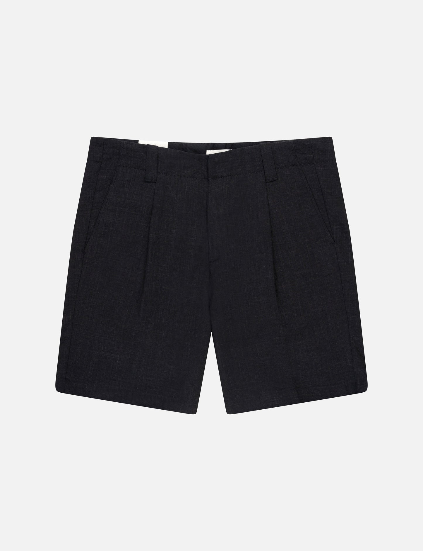 Wool-linen Blend Shorts
