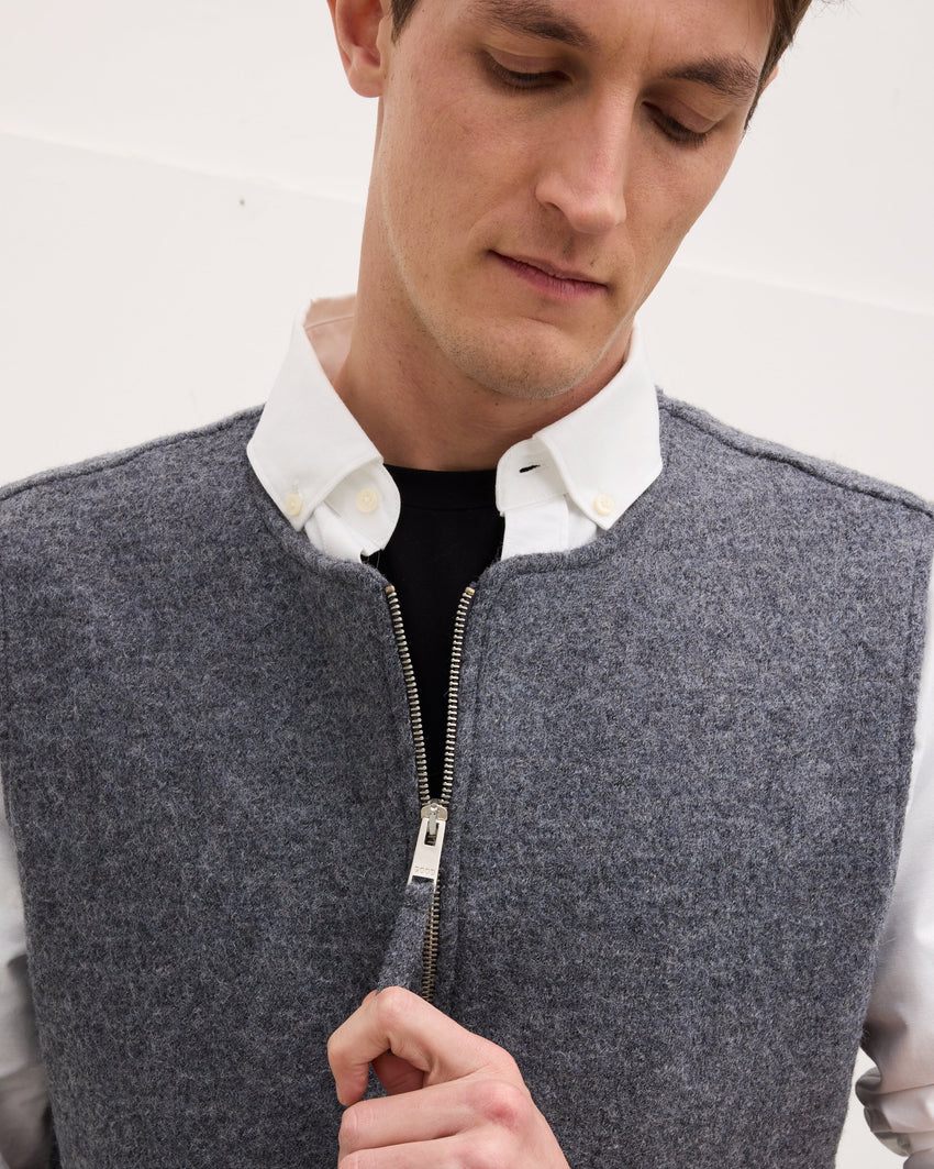 Boiled Wool Bodywarmer
