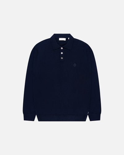 Ken Knitted Polo Navy