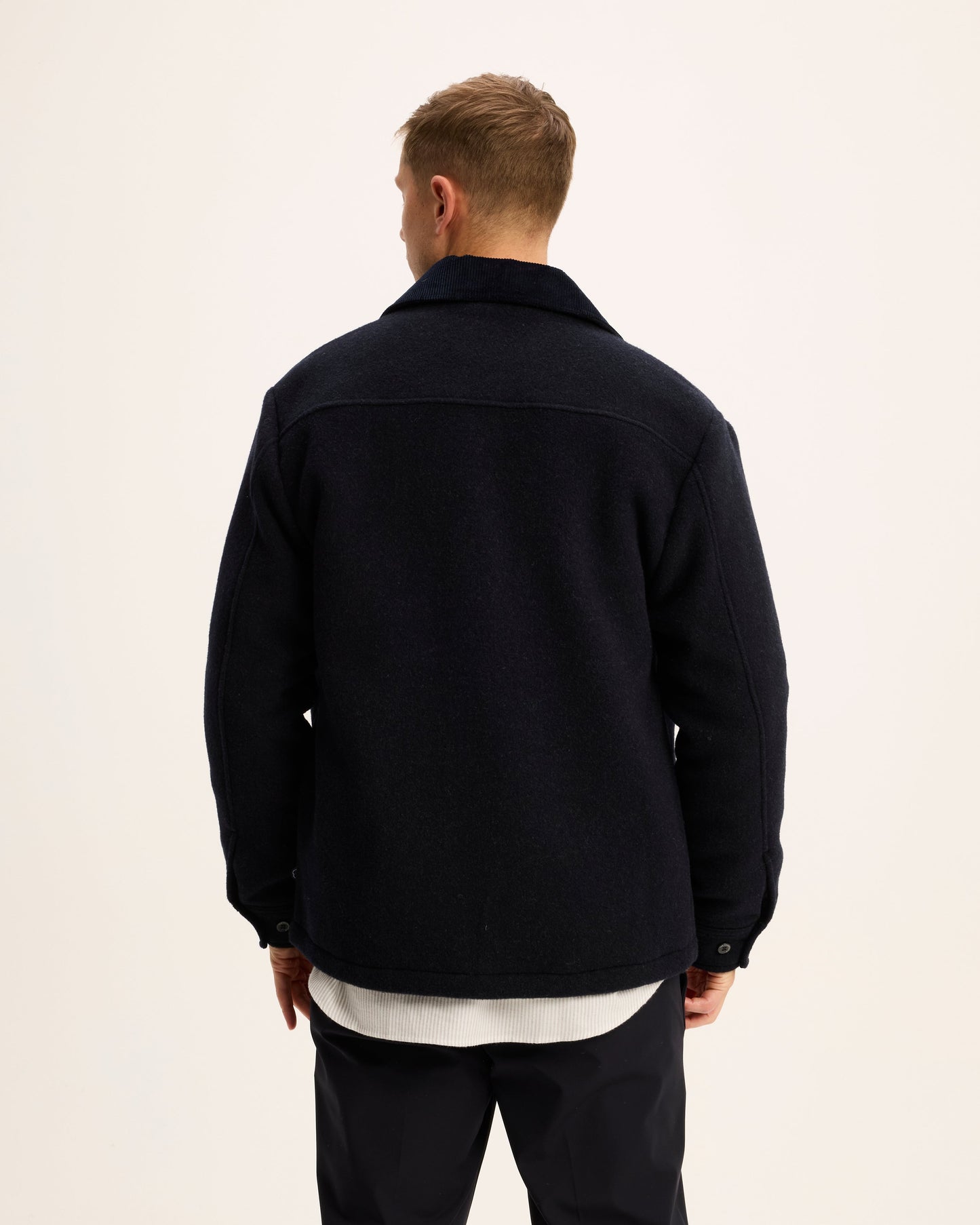 Sand Jacket with Corduroy Collar