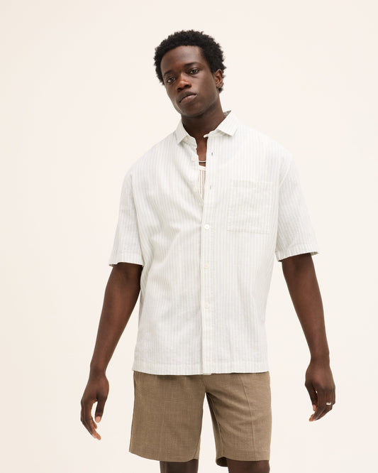Santi Striped Linen Shirt