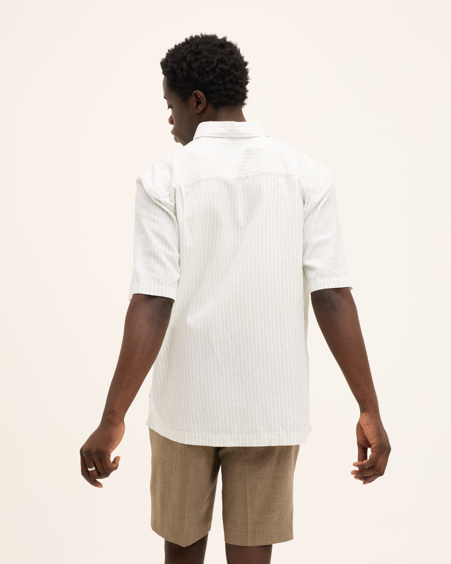 Santi Striped Linen Shirt