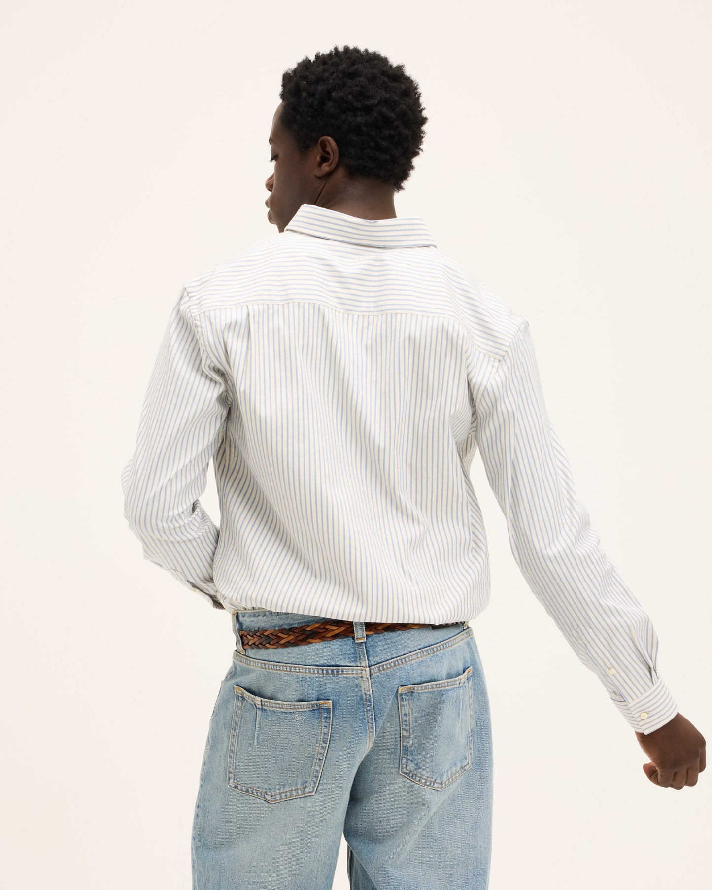 Seinfield Striped Cotton Shirt