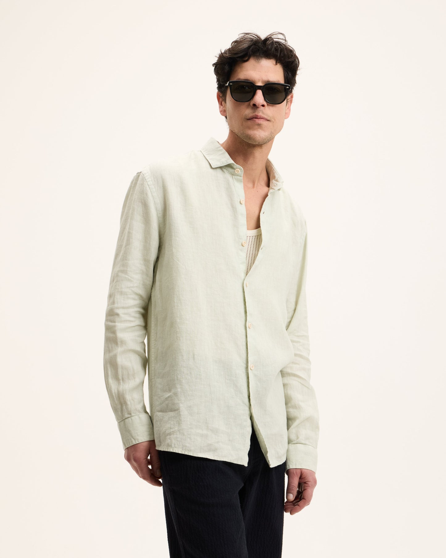 Soho Linen Garment Dye Shirt