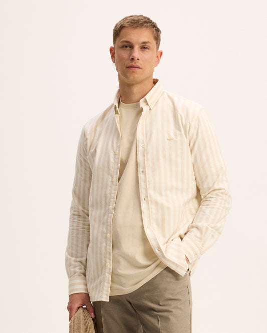 Seinfield Striped Cotton Shirt