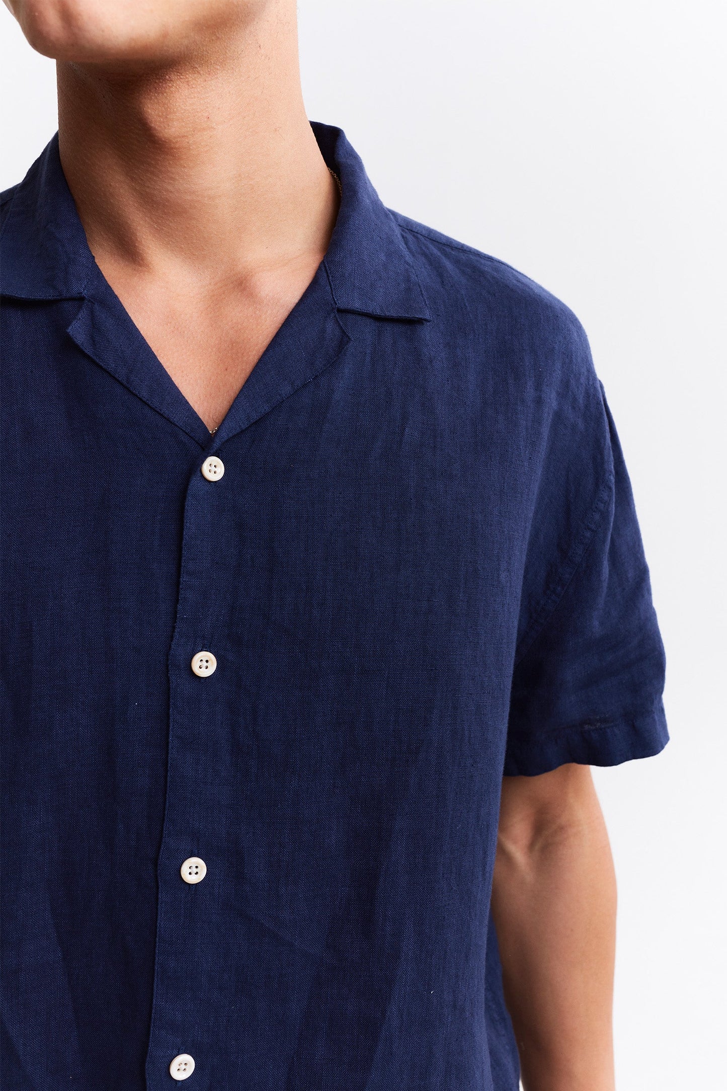 Sun Linen Short Sleeved Shirt
