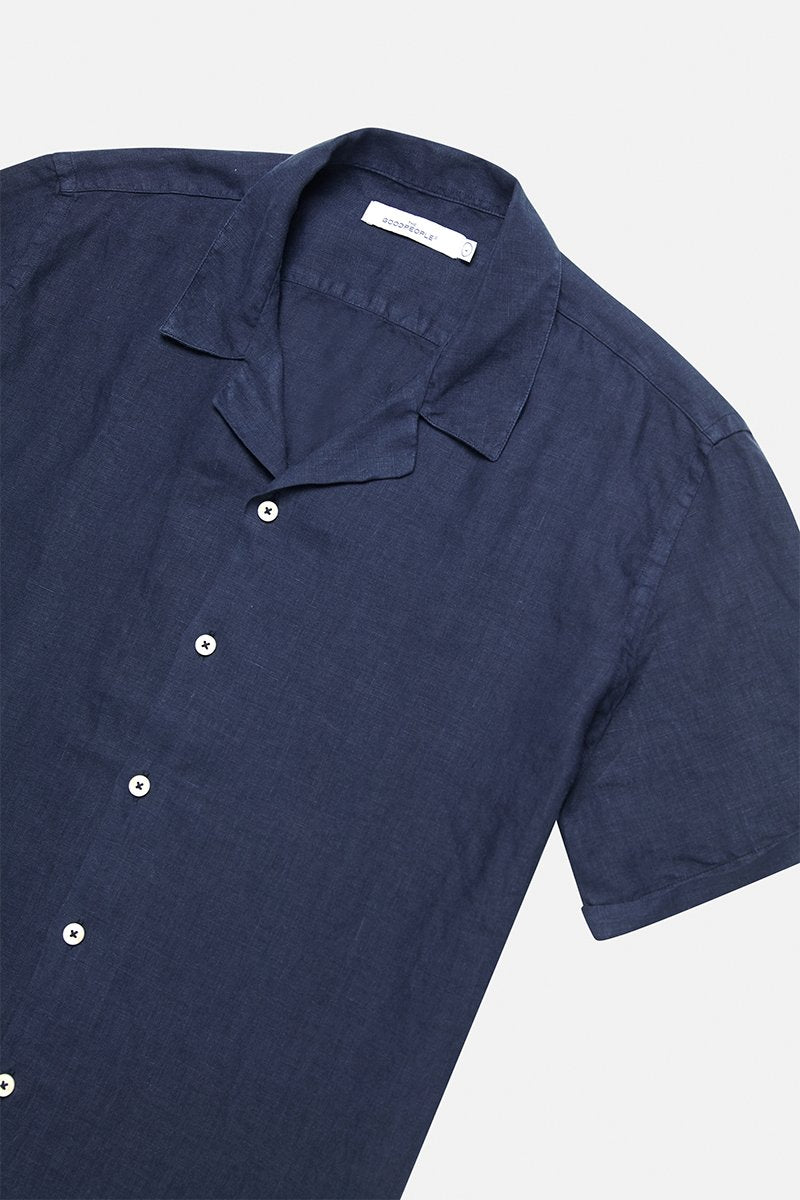 Sun Linen Short Sleeved Shirt