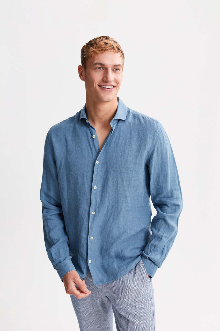 Linen Garment Dye Shirt