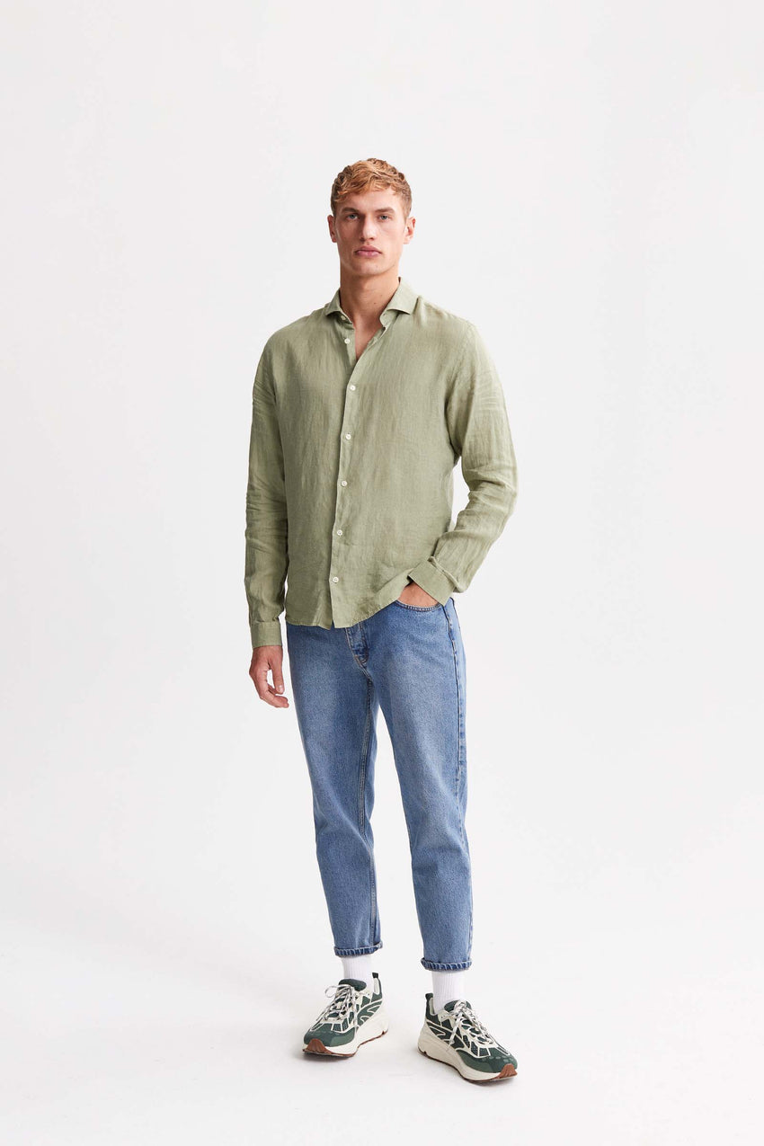 Linen Garment Dye Shirt