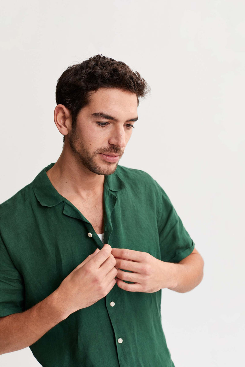 Linen Short Sleeved Shirt