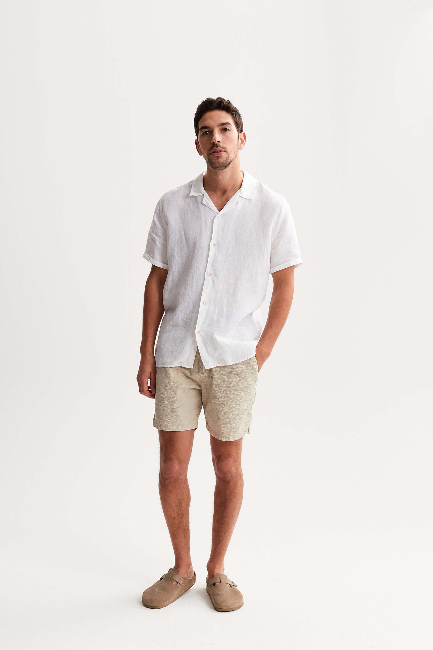 Linen Short Sleeved Shirt